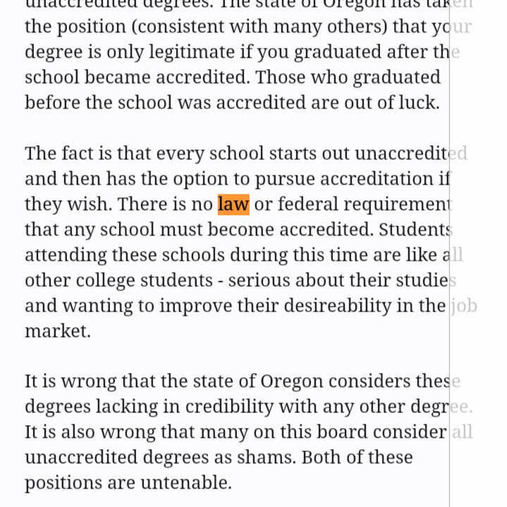 Information from the Florida State Department of Education